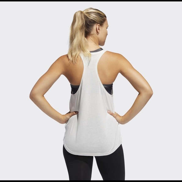 Adidas Floral Essential Tank - Picture 9 of 15